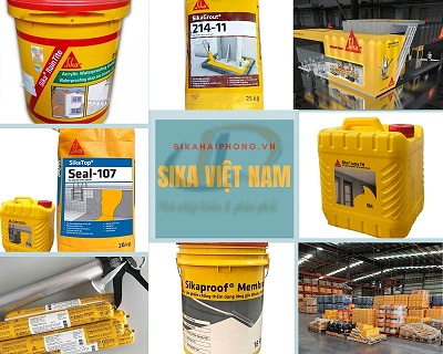 TOP 6 SẢN PHẨM SIKA BÁN CHẠY NHẤT TẠI ĐẠI LÝ CẤP 1 SIKA HẢI PHÒNG